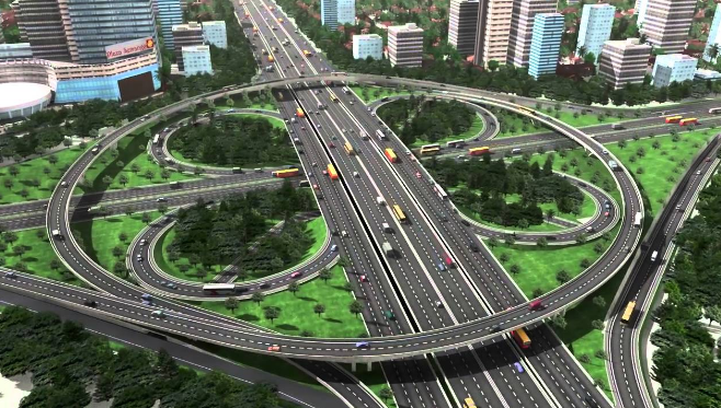 Fly over Semanggi. Proses Pembangunan itu membutuhkan waktu yang lama.