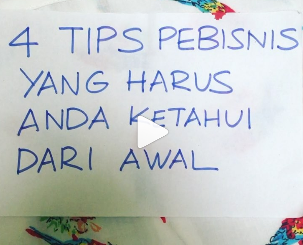 4 Tips Pebisnis Yang Harus Anda Ketahui Dari Awal