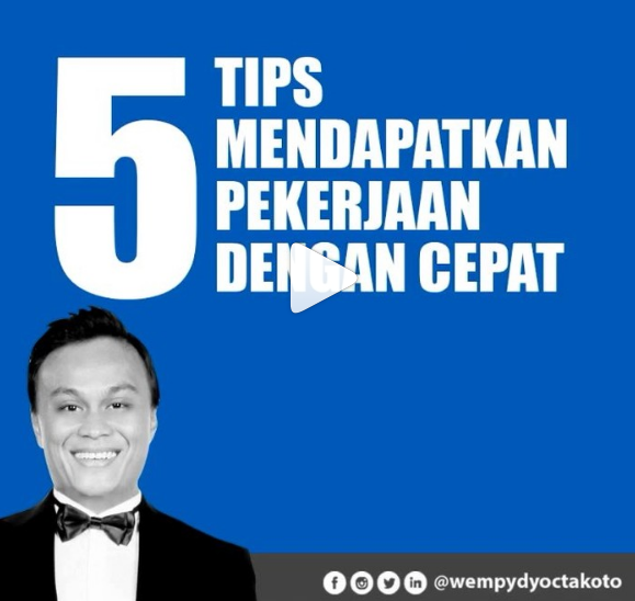 5 Tips Mendapatkan Pekerjaan dengan Cepat