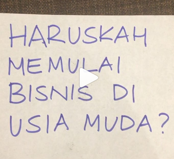 Haruskah Memulai Bisnis di Usia Muda