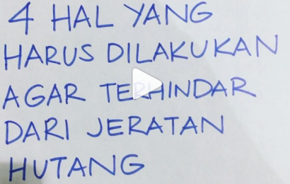 4 Hal Yang Harus Dilakakukan Agar Terhindar Dari Jeratan Hutang.