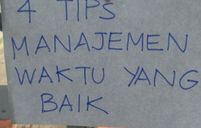 4 Tips Manajemen Waktu yang Baik