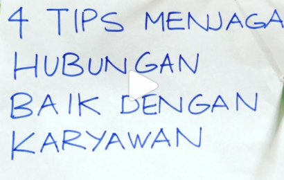 4 Tips Menjaga Hubungan Baik Dengan Karyawan