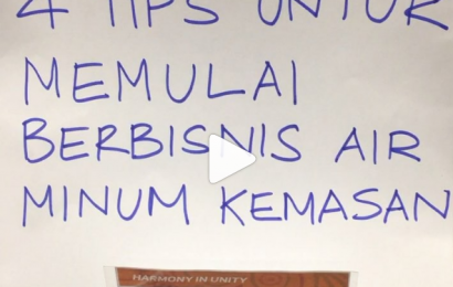 4 Tips Untuk Memulai Berbisnis Air Minum Dalam Kemasan