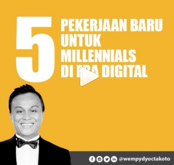 5 Pekerjaan Baru untuk Millennials di Era Digital